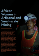 African Women in Artisanal and Small-scale Mining