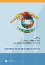 2016 Annual Report on Assuring Quality at ECA