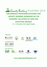 Sub-Regional Knowledge Exchange and Capacity Building Workshop on the Economic Valuation of Land and Ecosystem Services