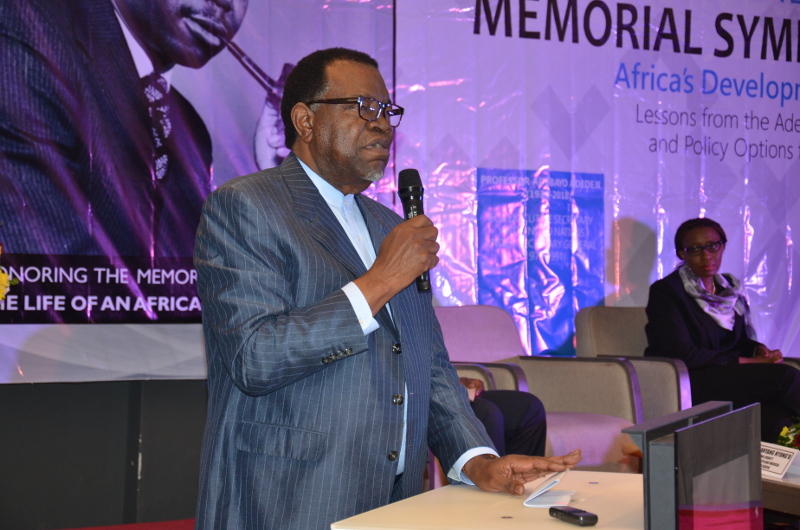 Au Colloque Adebayo Adedeji, le Président namibien salue la ZLECA et les réformes de l’UA