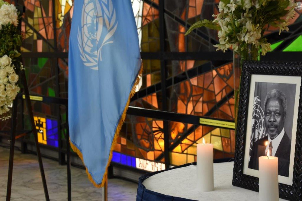 At Africa Hall, scores gather to pay homage to the legacy of a great African, a global icon