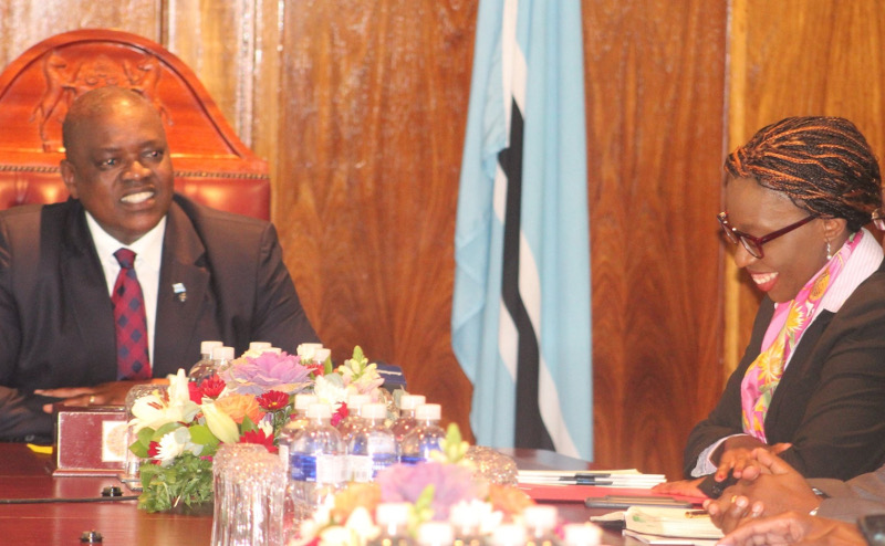 Vera Songwe commends Government of Botswana for growth and diversification plans