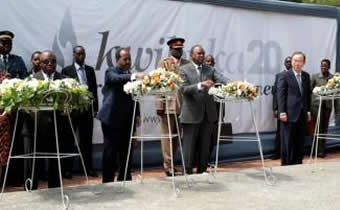 Ban Ki-moon pays tribute to fallen UN colleagues and comforts their families