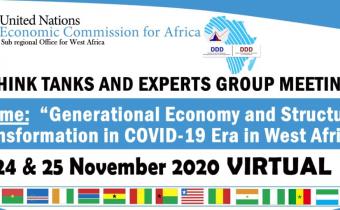 West African think tanks and experts meet virtually to discuss generational economy and structural transformation in the COVID-19 era