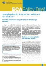 Managing diversity in Africa for credible and fair elections Managing diversity in Africa for credible and fair elections