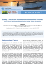 Building a Sustainable and Inclusive Continental Free Trade Area Building a Sustainable and Inclusive Continental Free Trade Area
