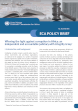 ECA Policy Brief - Winning the fight against corruption in Africa: an independent and accountable judiciary with integrity is key ECA Policy Brief - Winning the fight against corruption in Africa: an independent and accountable judiciary with integrity is key