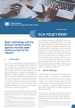 Skills, technology and the African transformation agenda: massive open online courses to the rescue? Skills, technology and the African transformation agenda: massive open online courses to the rescue?