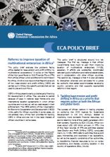 Reforms to improve taxation of multinational enterprises in Africa Reforms to improve taxation of multinational enterprises in Africa