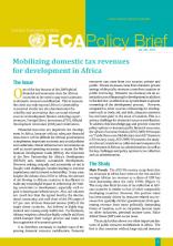 ECA Policy Brief - Issue 01 ECA Policy Brief - Issue 01