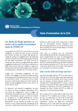Note d’orientation de la CEA - Les droits de tirage spéciaux au service de la reprise économique après le COVID-19 Note d’orientation de la CEA - Les droits de tirage spéciaux au service de la reprise économique après le COVID-19