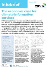The economic case for climate information services The economic case for climate information services