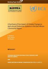 WP26 Synthesis Climate Change and Agriculture Production WP26 Synthesis Climate Change and Agriculture Production