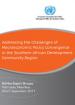 Ad-hoc expert group: Addressing the challenges of macroeconomic policy convergence in the Southern African Development Community
