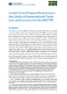 Covid-19 and Export Restrictions: the Limits of International Trade Law and Lessons for the AfCFTA Covid-19 and Export Restrictions: the Limits of International Trade Law and Lessons for the AfCFTA
