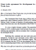 Giant trade agreement for development in Africa: the Continental Free Trade Area Giant trade agreement for development in Africa: the Continental Free Trade Area
