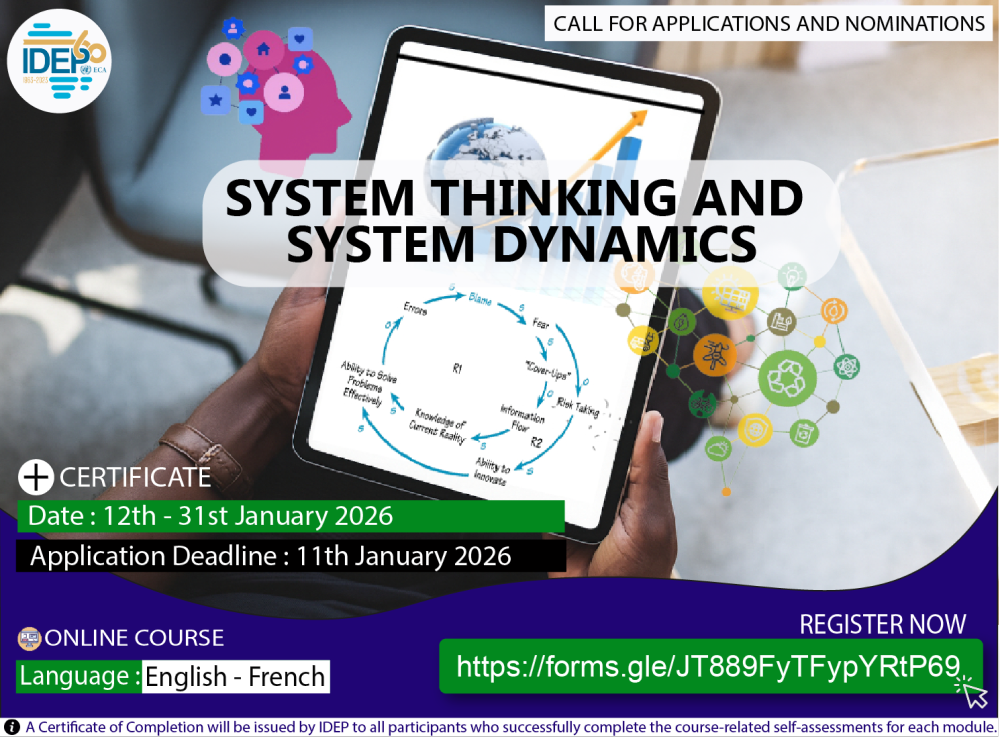 Online course - Systems Thinking and System Dynamics