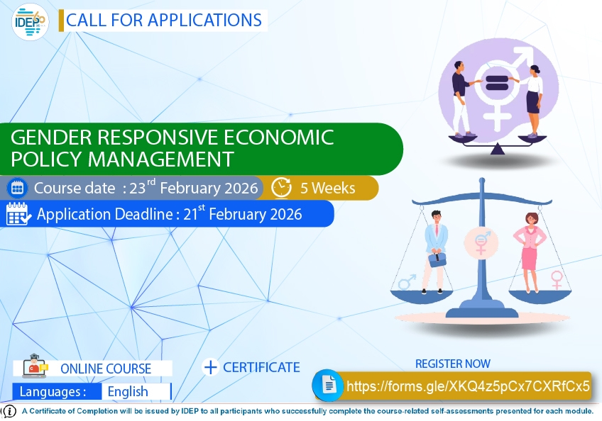 Gender responsive economic policy management