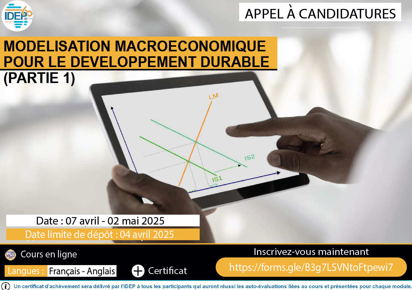 Modélisation macroéconomique pour le développement durable (partie 1)