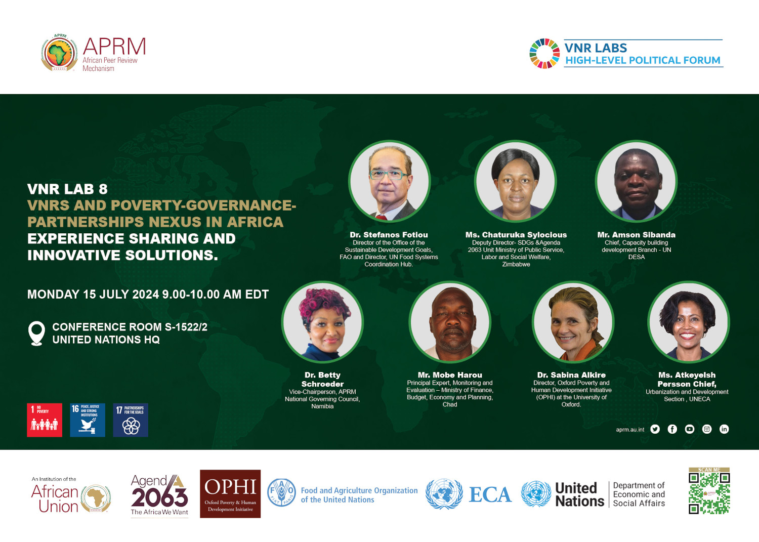 VNRS and Poverty-Governance-Partnerships Nexus in Africa