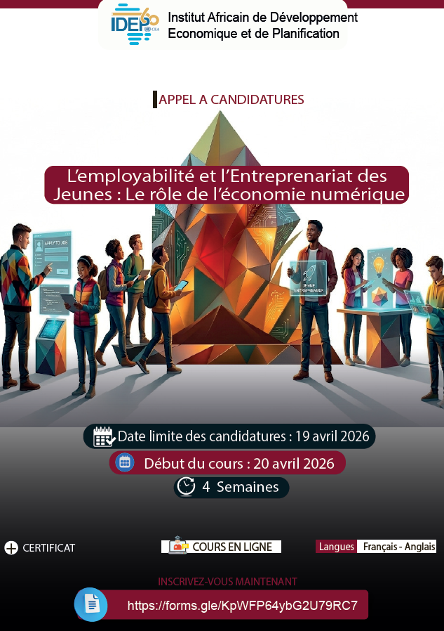 L’employabilité et l’entreprenariat des Jeunes : Le rôle de l’économie numérique