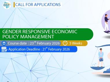 Gender responsive economic policy management
