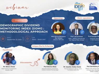 Webinar - Demographic Dividend Monitoring Index: Methodological Approach