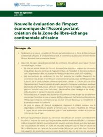 Nouvelle évaluation de l’impact économique de l’Accord portant création de la Zone de libre-échange continentale africaine