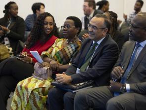 A conversation with the Executive Secretary at the Brookings Institution (Photo credit - Grant Ellis)