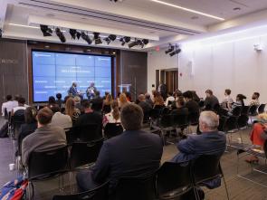 A conversation with the Executive Secretary at the Brookings Institution (Photo credit - Grant Ellis)