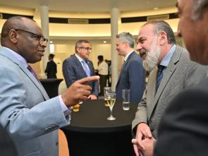 Official handover of the Africa Hall model to ECA by Australia Embassy
