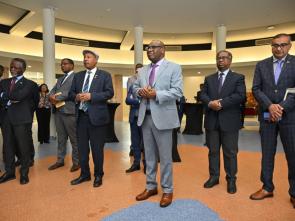 Official handover of the Africa Hall model to ECA by Australia Embassy