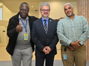Official handover of the Africa Hall model to ECA by Australia Embassy