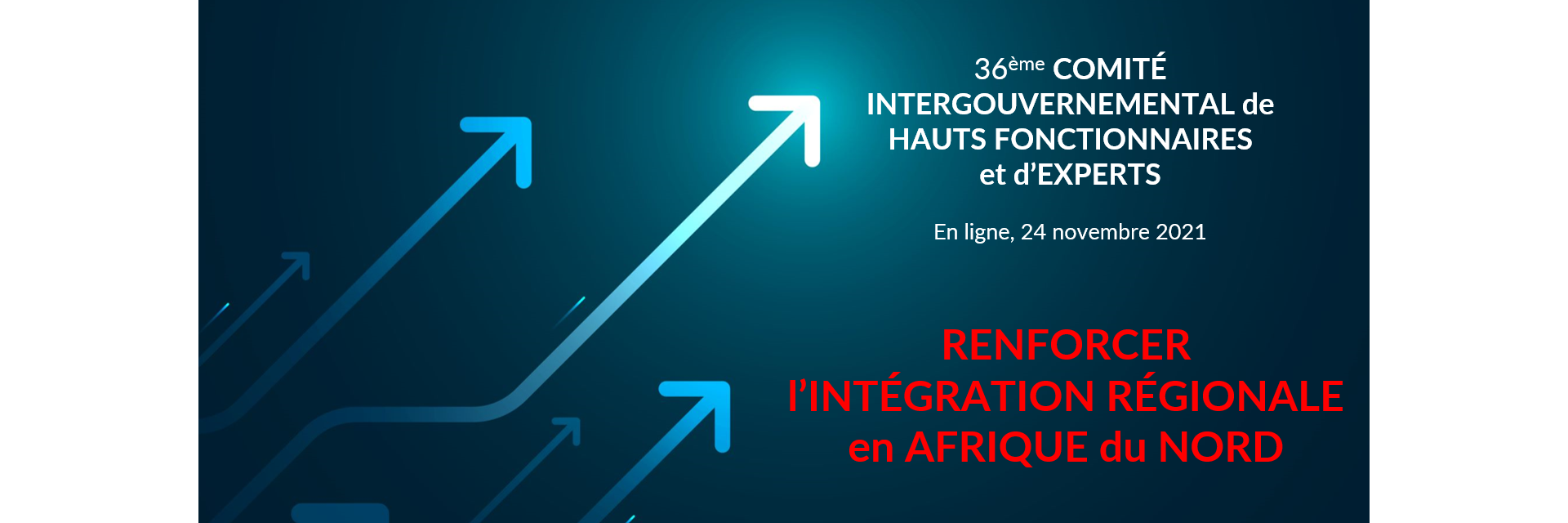 36ème Comité Intergouvernemental des Hauts Fonctionnaires et Experts (CIHFE) pour l’Afrique du nord