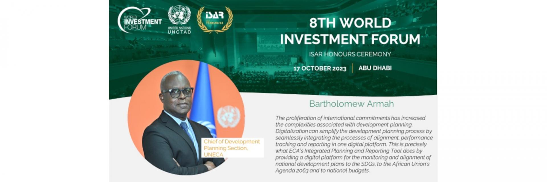 ECA wins UN award for its contribution to development planning in member states