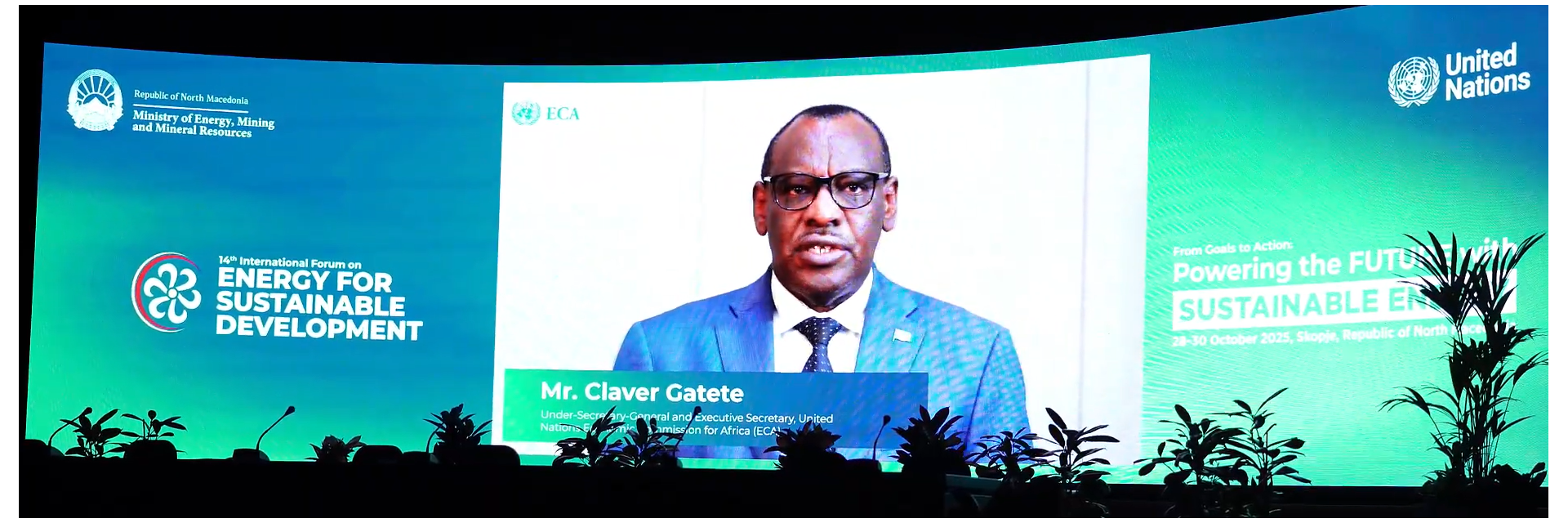 14th International Forum on Energy for Sustainable Development: Statement by Executive Secretary  Claver Gatete