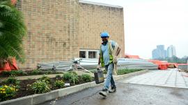 Visit to Africa Hall by Dennis Francis, President of the United Nations General Assembly