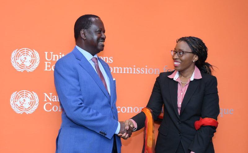 Songwe and Odinga discuss benefits of fast-tracking Africa’s transboundary infrastructure