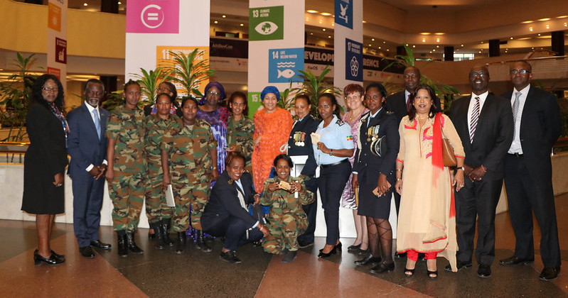 UN Deputy Chief meets women peacekeepers in Addis Ababa