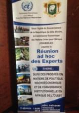 Réunion Ad Hoc de groupe d'Experts: Conclusions et Recommandations. Yamoussokro 2014