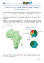 Observations sur la réaction et les perspectives des entreprises africaines face au COVID-19