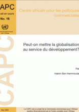 No. 16 - Peut-on mettre la globalisation au service du développement?