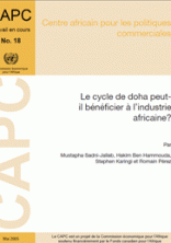 No. 18 - Le cycle de doha peut-il bénéficier à l’industrie africaine?