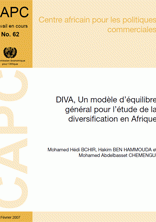 No 62 - DIVA, Un modèle d’équilibre général pour l’étude de la diversification en Afrique