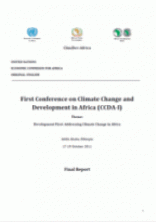 First Conference on Climate Change and Development in Africa (CCDAI) - Final Report