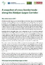 A snapshot of cross-border trade along the Abidjan-Lagos Corridor