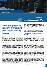 Élargir la participation du secteur privé local dans les secteurs du bâtiment et de l’énergie en Afrique grâce à une politique industrielle moderne