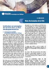 Institutions et prestation de services dans un État développementaliste