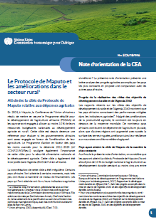 Le Protocole de Maputo et les améliorations dans le secteur rural