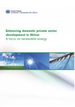 Enhancing domestic private sector development in Africa: A focus on renewable energy